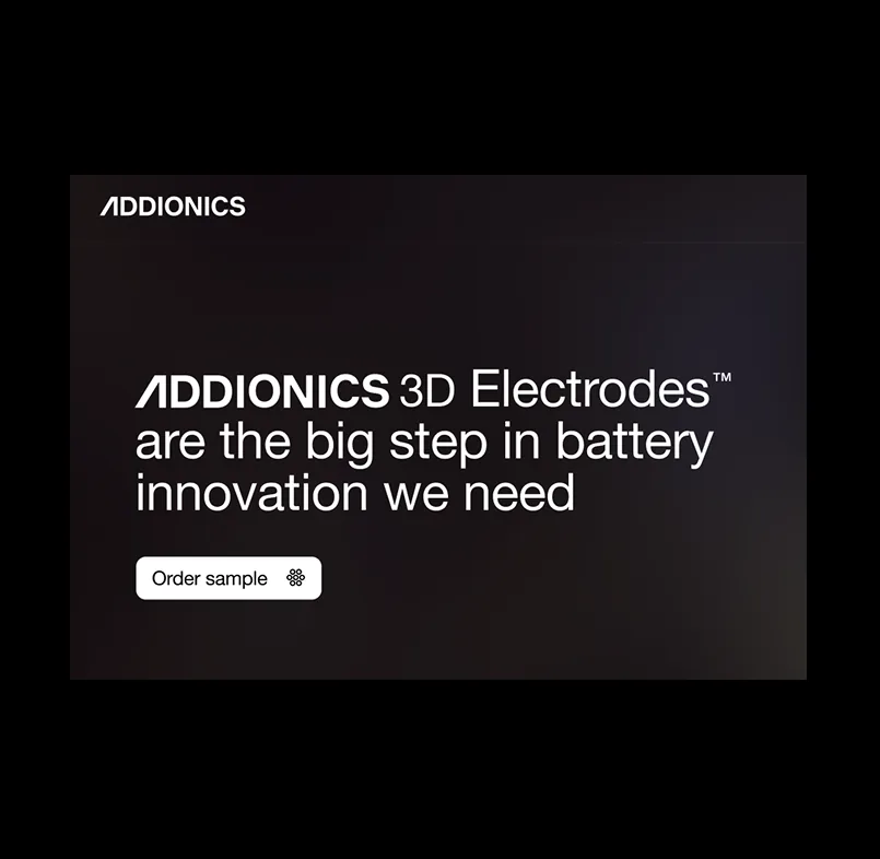 3D Electrodes — the next step in battery innovation