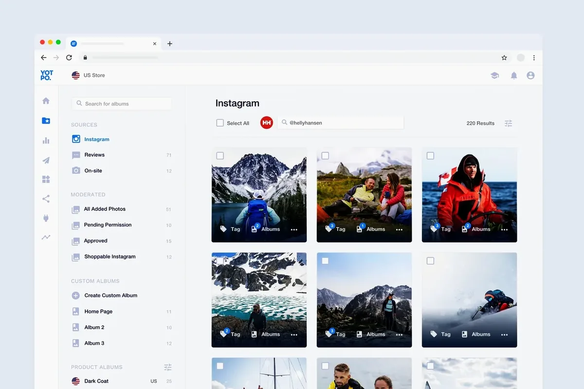 Yotpo User-Generated Content (UGC) Dashboard