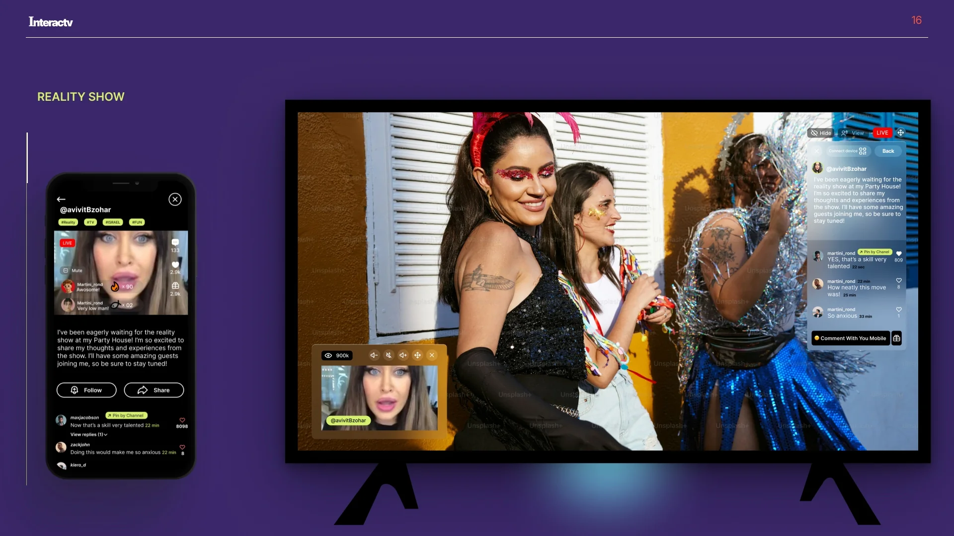 Entertainment viewing with phone companion