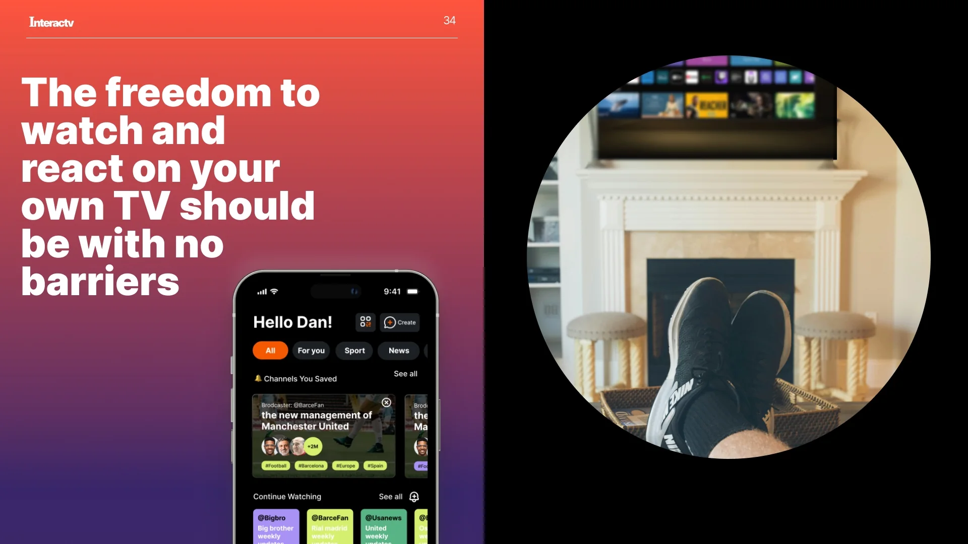 InteracTV proposition about barrier-free viewing