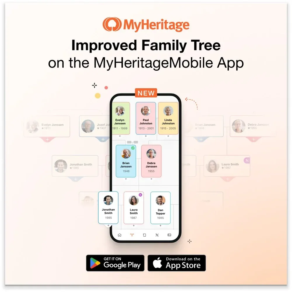 App feature promotion · Family Tree redesign